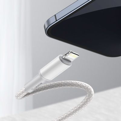 9. BASEUS KABEL USB-C DO LIGHTNING 20W, 5A, 1M(BIAŁY)