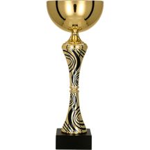 Puchar metalowy złoto-czarny