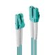 Lindy 46376 kabel InfiniBand / światłowodowy 20 m LC Turkusowy