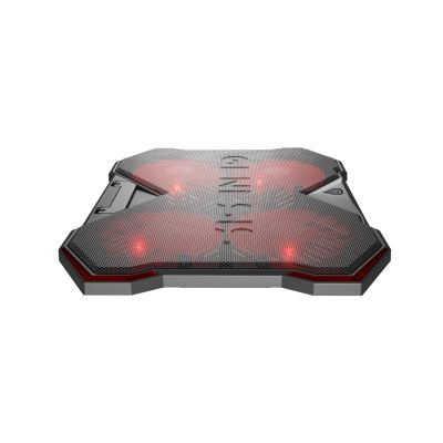 10. GENESIS Oxid 260 podkładka chłodząca do laptop 43,9 cm (17.3") 1010 RPM Czarny, Czerwony