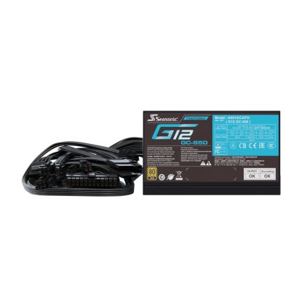 2. Seasonic Netzteil 850W G12 GC-850 80+Gold moduł zasilaczy ATX Czarny