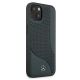4. Etui Mercedes Leather Perforated Area na iPhone 13 mini - granatowe