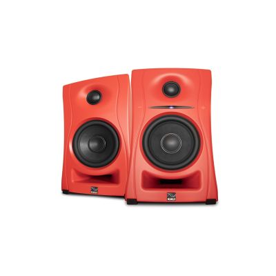 19. KALI AUDIO LP-UNF-R - Para monitorów odsłuchowych z Bluetooth. Głośniki multimedialne, czerwone.