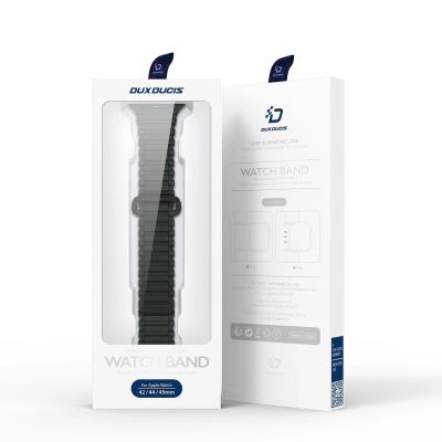 5. Dux Ducis Strap (Armor Version) pasek Apple Watch Ultra, SE, 9, 8, 7, 6, 5, 4, 3, 2, 1 (49, 45, 44, 42 mm) silikonowa magnetyczna opaska bransoleta zielony