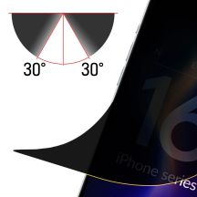 Folia prywatyzująca matowa 3mk Silky Matt Privacy na iPhone 16 Pro