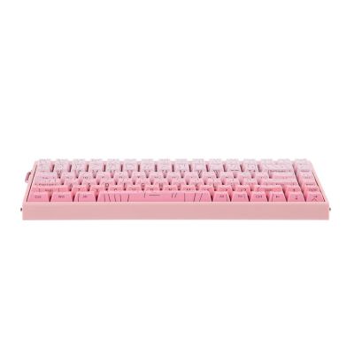 5. Klawiatura gasket HERO84 HE PINK+Gradient+Contour Dragon King switch RGB AULA