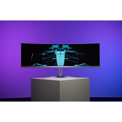 118. Philips Evnia 8000 49M2C8900/00 monitor komputerowy 124,2 cm (48.9") 5120 x 1440 px Dual QHD QDOLED Biały