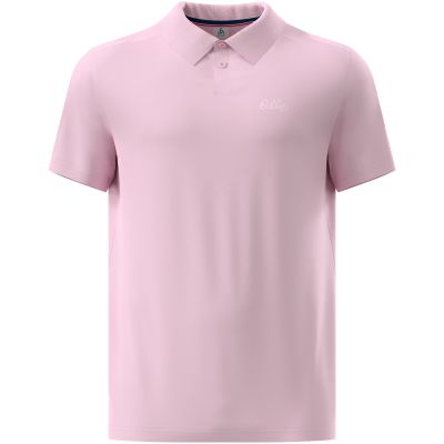 5. Koszulka męska ODLO Polo shirt s/s ESSENTIAL SOLID różowa