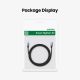 5. Kabel Ugreen US535 USB-C / USB-C PD 240W 5A 1m - szary
