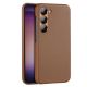 Dux Ducis Grit etui Samsung Galaxy S23+ elegancki pokrowiec ze sztucznej skóry brązowe