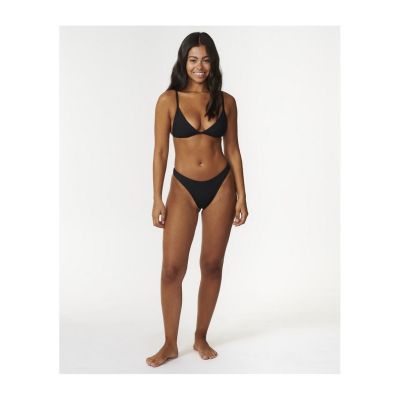 4. Majtki kąpielowe RIP CURL Premium Surf Hi Leg Skimpy czarne