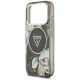 6. Etui Guess IML Glitter Flowers Triangle MagSafe na iPhone 18 Pro Max / 17 Pro Max - czarne