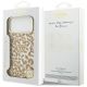 8. Etui Guess Leopard Glitter MagSafe do iPhone 17 Pro Max - brązowe
