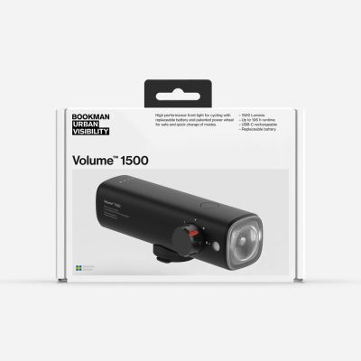 3. Lampka rowerowa BOOKMAN Volume Front 1500 - TU