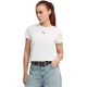 Koszulka damska Puma Ess Centered Cat Logo Tee biała 692916 02
