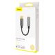 6. Adapter Baseus L54 do słuchawek USB-C / mini jack 3.5mm DAC 24 bit 48 KHz - szary