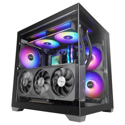 2. TACENS MARS MC-VIEW3 3xARGB USB-C mATX- obudowa/cases