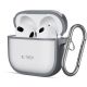 Etui Tech-Protect Slim Hook na AirPods 4 - szare