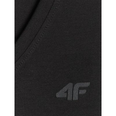 4. T-shirt basic z dekoltem typu serek damski 4F 4FWMM00TTSHF3307-20S