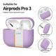 4. Etui Tech-Protect Silicone na AirPods Pro 3 - fioletowe