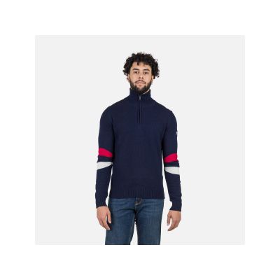 Sweter Rossignol Signature Hz Knit granatowy