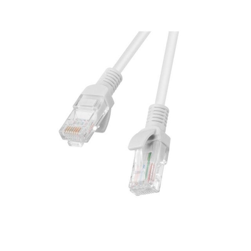 Patchcord UTP Lanberg PCU6-10CC-0200-S (RJ45 - RJ45 ; 2m; UTP; kat. 6; kolor szary)