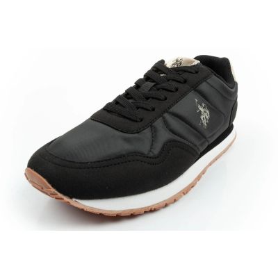 3. U.S Polo Assn buty sportowe sneakersy damskie modne wygodne czarne