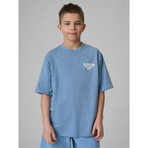 T-shirt bawełniany chłopięcy 4F 4FJRSS26TTSHM3906-33S