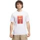 Koszulka męska adidas Waterfall Graphic biała KH0398