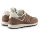 2. Sneakersy damskie New Balance WL574 lifestyle brown (WL574RTS)