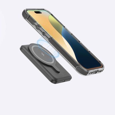 10. Etui silikonowe AMAZINGTHING Omni Mag Case do iPhone 16 Plus - czarne