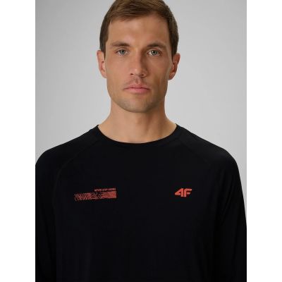 5. Longsleeve trekkingowy regular męski 4F 4FRSS26TFLOM658-20S