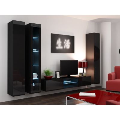 11. Witryna VIGO pełna'180' 180/40/30 czarny/czarny poł