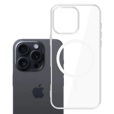 17. Etui 3mk Clear MagCase na Apple iPhone 16 Pro Max - przezroczyste