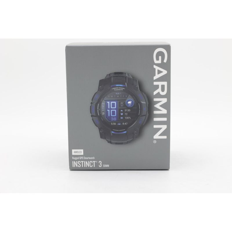 17. Garmin Instinct 3 3,3 cm (1.3") AMOLED 45 mm Cyfrowy 416 x 416 px Czarny GPS