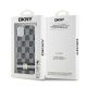5. Etui DKNY IML Checkered Mono Pattern & Printed Stripes MagSafe na iPhone 11 / Xr - czarne