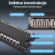 8. Extralink CAT6A STP | Patchpanel | 24 porty