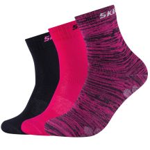 Skechers 3PPK Wm Mesh Ventilation Socks SK41053-0401 Różowe 27-30