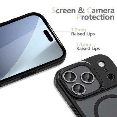 3. Etui Tech-Protect MagMat XT 4-set MagSafe na iPhone 17 Pro - czarny mat