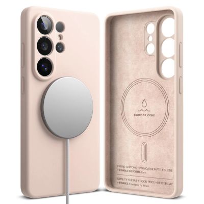 2. Etui Ringke Silicone MagSafe na Samsung Galaxy S26 Ultra - różowe