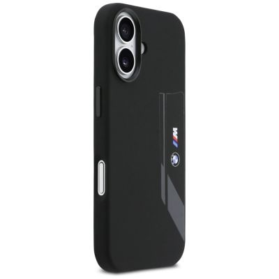 4. Etui BMW M Silicon Vertical Logo MagSafe na iPhone 17 - czarne