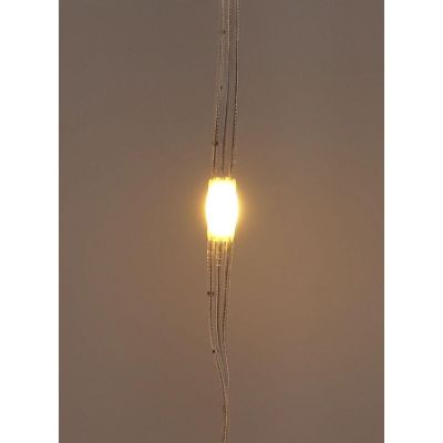6. LAMPKI CHOINKOWE KURTYNA ŚWIETLNA ZEW/WEW 400 LED WW 200X200CM Z PILOTEM CIEPŁY BIAŁY