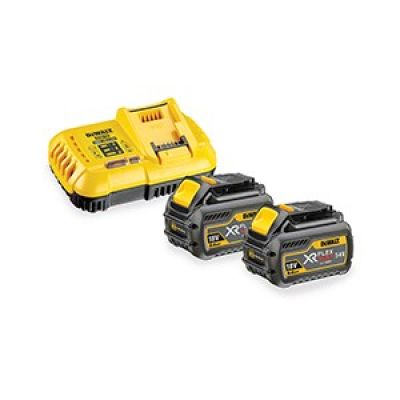 2. Zestaw zasilacjący DeWALT DCB118X2 szybka ładowarka DCB118 XR 18V + 2x DCB547 9.0Ah