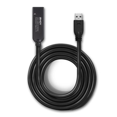 4. Lindy 43376 kabel USB USB 3.2 Gen 1 (3.1 Gen 1) 10 m USB A USB C Czarny