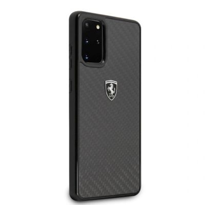 3. Etui Ferrari Carbon Heritage na Samsung Galaxy S20+ - czarne