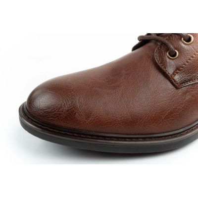 6. Wrangler George  buty męskie sztyblety trzewiki eleganckie modne brązowe
