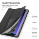 7. Etui Dux Ducis Domo z klapką i smart sleep na Samsung Galaxy Tab S9 - czarne