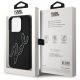 8. Etui Karl Lagerfeld 3D Rubber Signature na iPhone 15 Pro Max - czarne