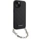 3. Etui Karl Lagerfeld Saffiano Monogram Chain na iPhone 14 - czarne