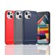 6. Elastyczne etui Carbon Case z wzorem karbon do iPhone 15 - niebieskie
